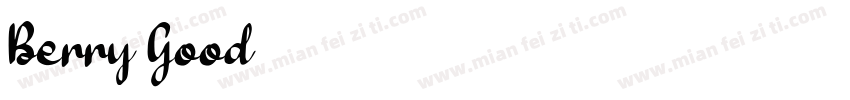 Berry Good字体转换